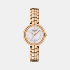 Flamingo Women Quartz Mother Of Pearl Dial Analog Stainless Steel Watch T0942103311101