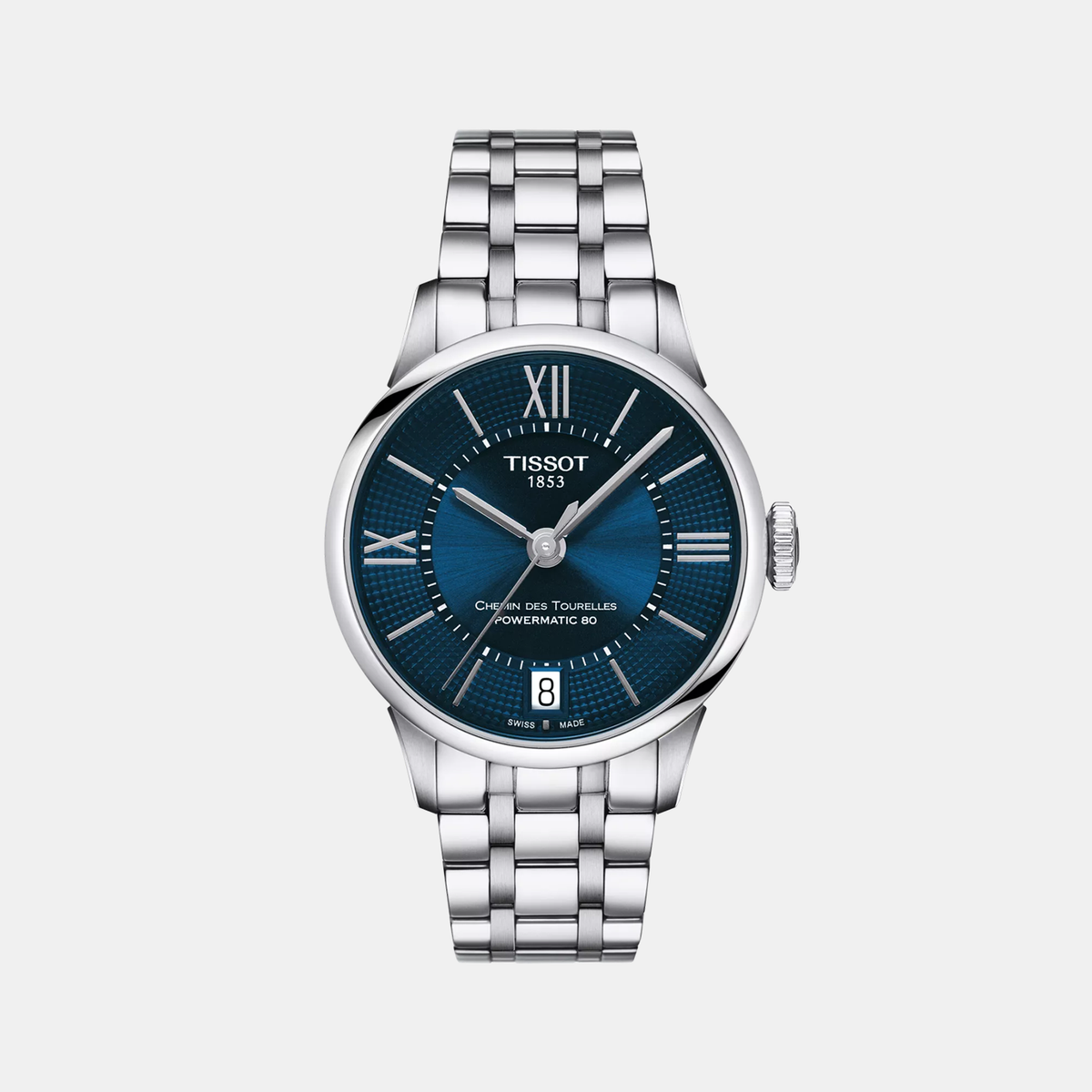 Tissot Round Blue Analog watch