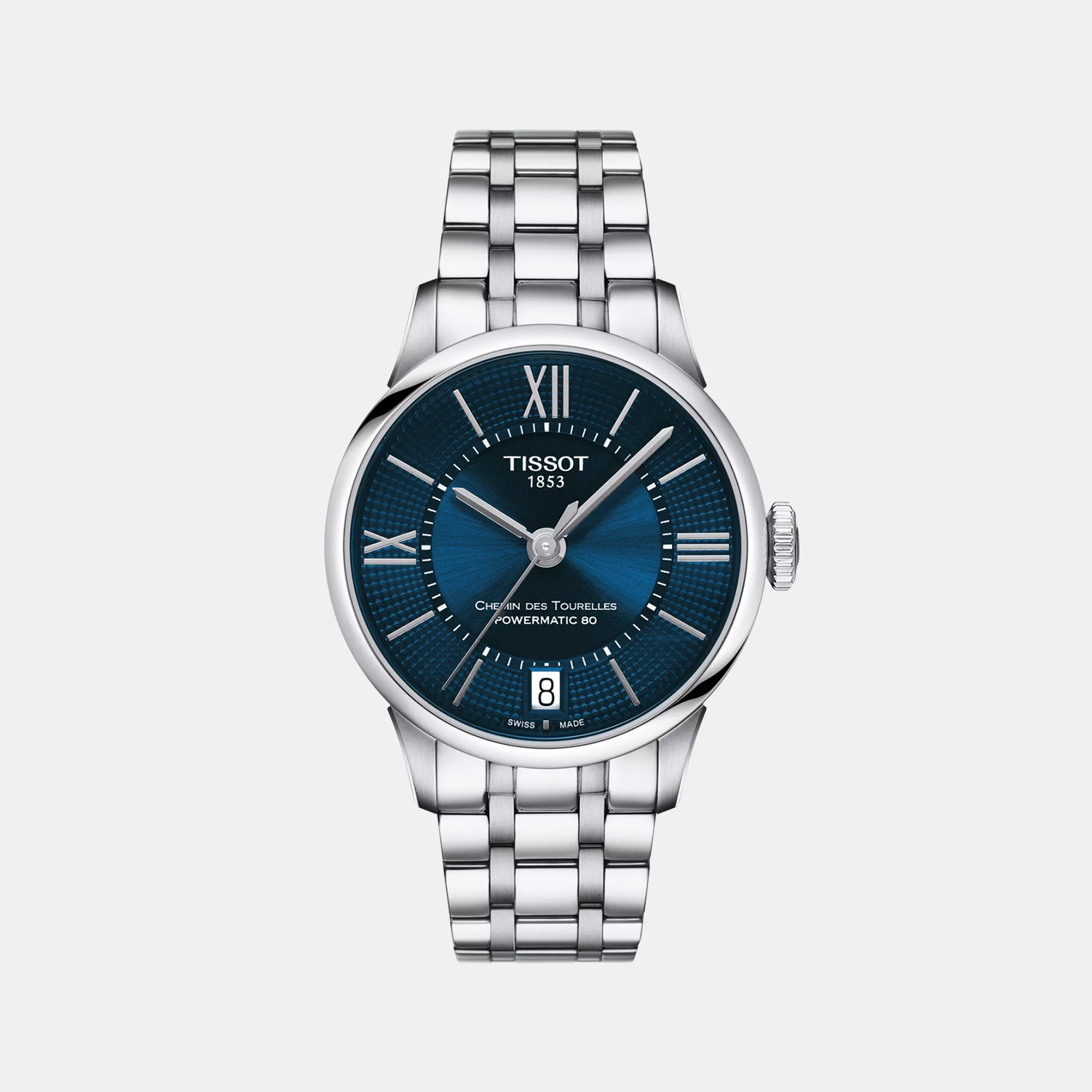 Tissot Round Blue Analog watch