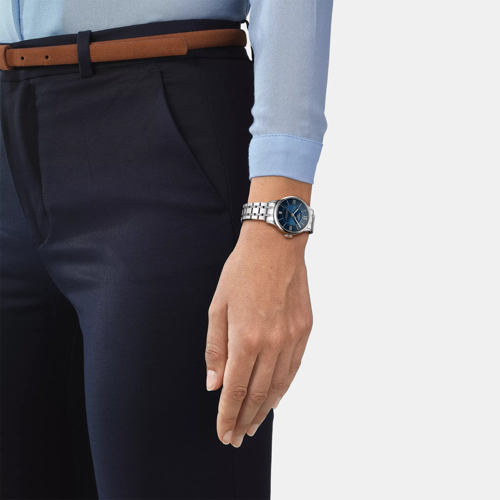 Tissot Women Round Blue watch