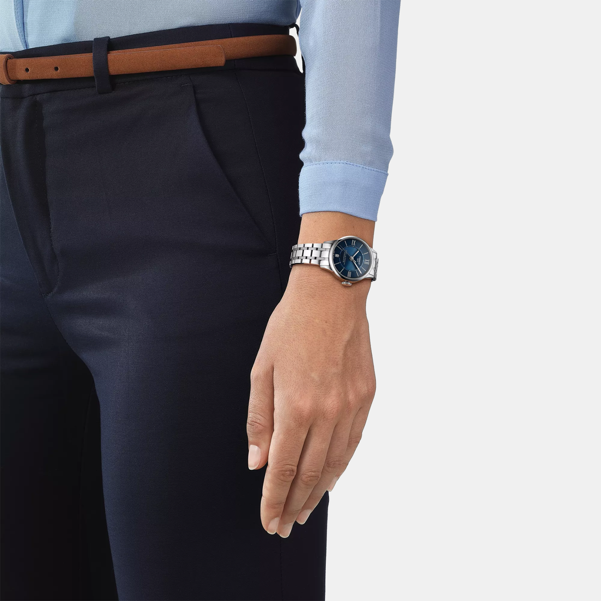Tissot Women Round Blue watch