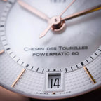 Chemin Des Tourelles Women Automatic White Mother Of Pearl Dial Analog Stainless Steel Watch T0992072211802