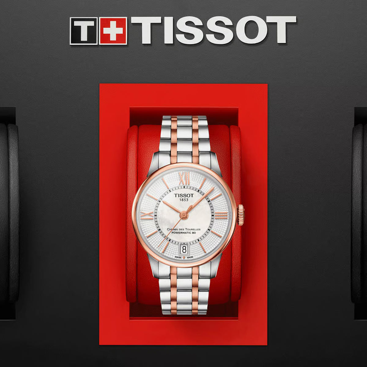 Chemin Des Tourelles Women Automatic White Mother Of Pearl Dial Analog Stainless Steel Watch T0992072211802
