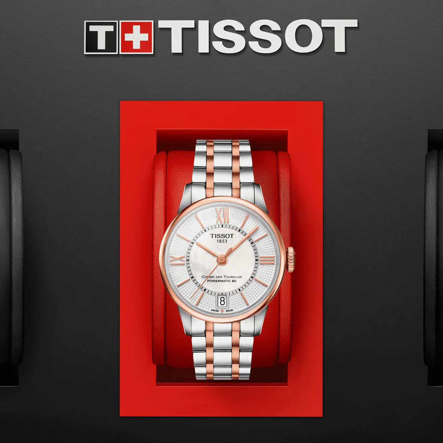 Chemin Des Tourelles Women Automatic White Mother Of Pearl Dial Analog Stainless Steel Watch T0992072211802