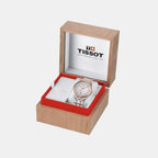 Chemin Des Tourelles Men Quartz White Dial Analog Stainless Steel Watch T0994072203801