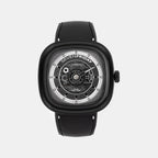 Men Automatic Black Dial Analog Watch T1-04