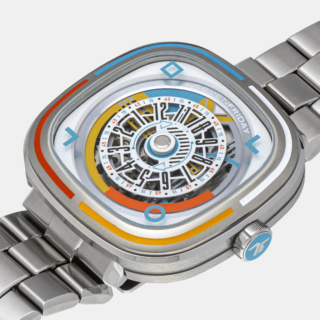 Bauhaus Unisex Automatic Silver Dial Analog Stainless Steel Watch T1-08