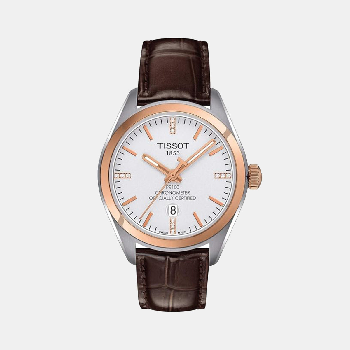 Tissot Round Silver Analog watch