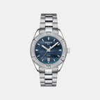 PR 100 Women Quartz Mother Of Pearl Dial Analog Stainless Steel Watch T1019101112100