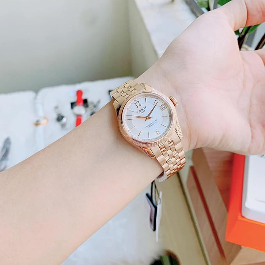 Ballade Powermatic Women Automatic Mother Of Pearl Dial Analog Stainless Steel Watch T1082083311700