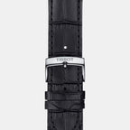 Everytime Men Automatic Black Dial Analog Leather Watch T1094071605100