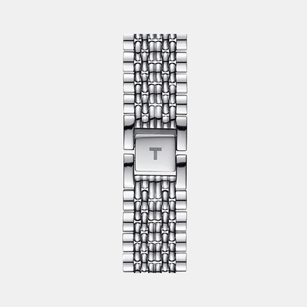 Jungfraubahn Men Quartz Silver Dial Analog Stainless Steel Watch T1094101103310