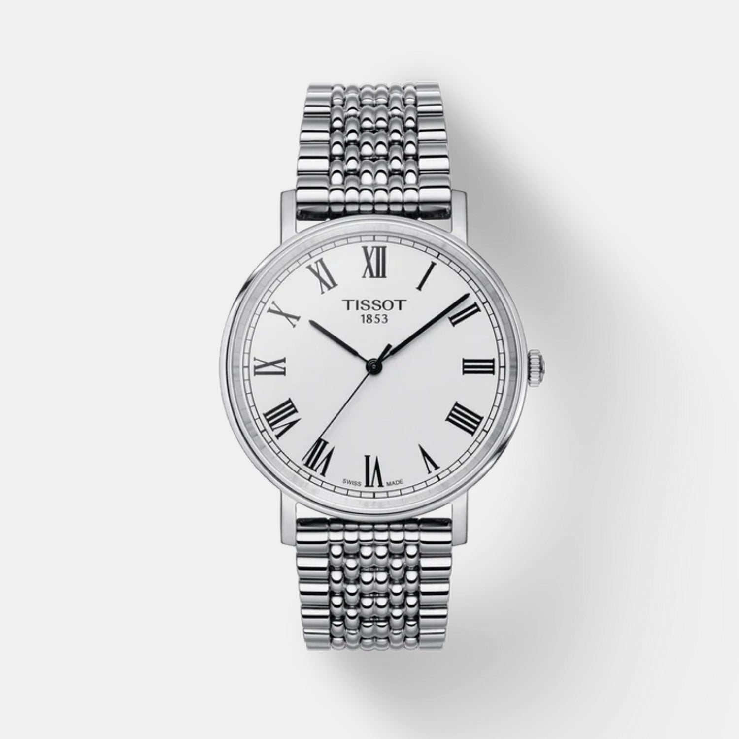 Jungfraubahn Men Quartz Silver Dial Stainless Steel Watch T1094101103310