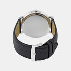Everytime Unisex Quartz Silver Dial Analog Leather Watch T1096101603100