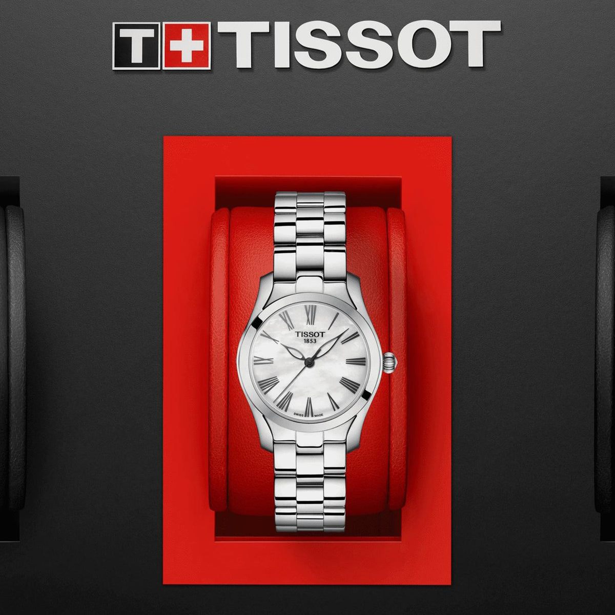 T-Wave Women Quartz Mother Of Pearl Dial Analog Stainless Steel Watch T1122101111300