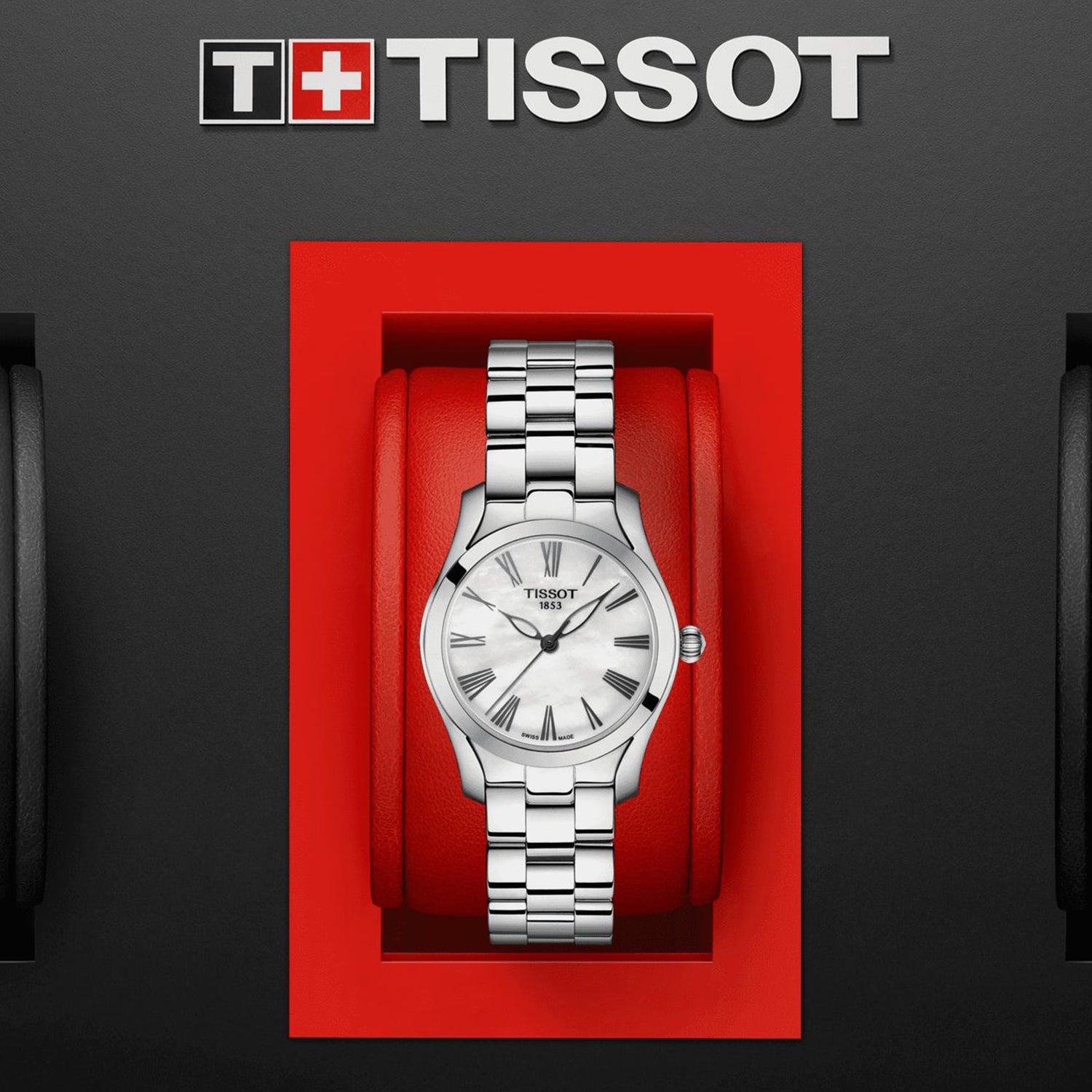 T-Wave Women Quartz Mother Of Pearl Dial Analog Stainless Steel Watch T1122101111300