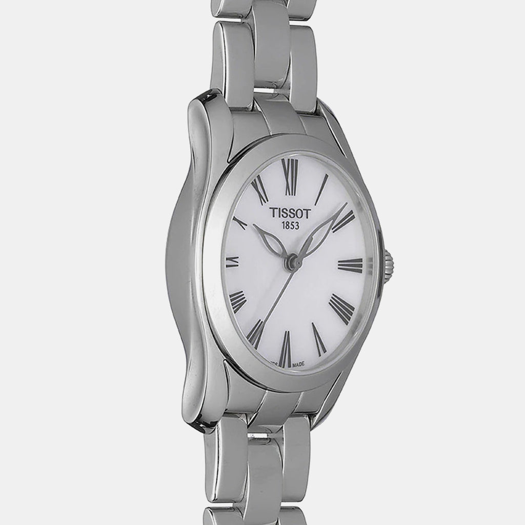 T-Wave Women Quartz Mother Of Pearl Dial Analog Stainless Steel Watch T1122101111300