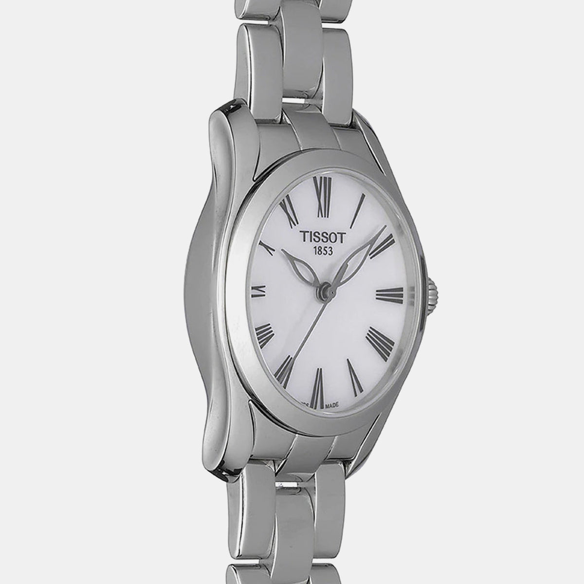 T-Wave Women Quartz Mother Of Pearl Dial Analog Stainless Steel Watch T1122101111300