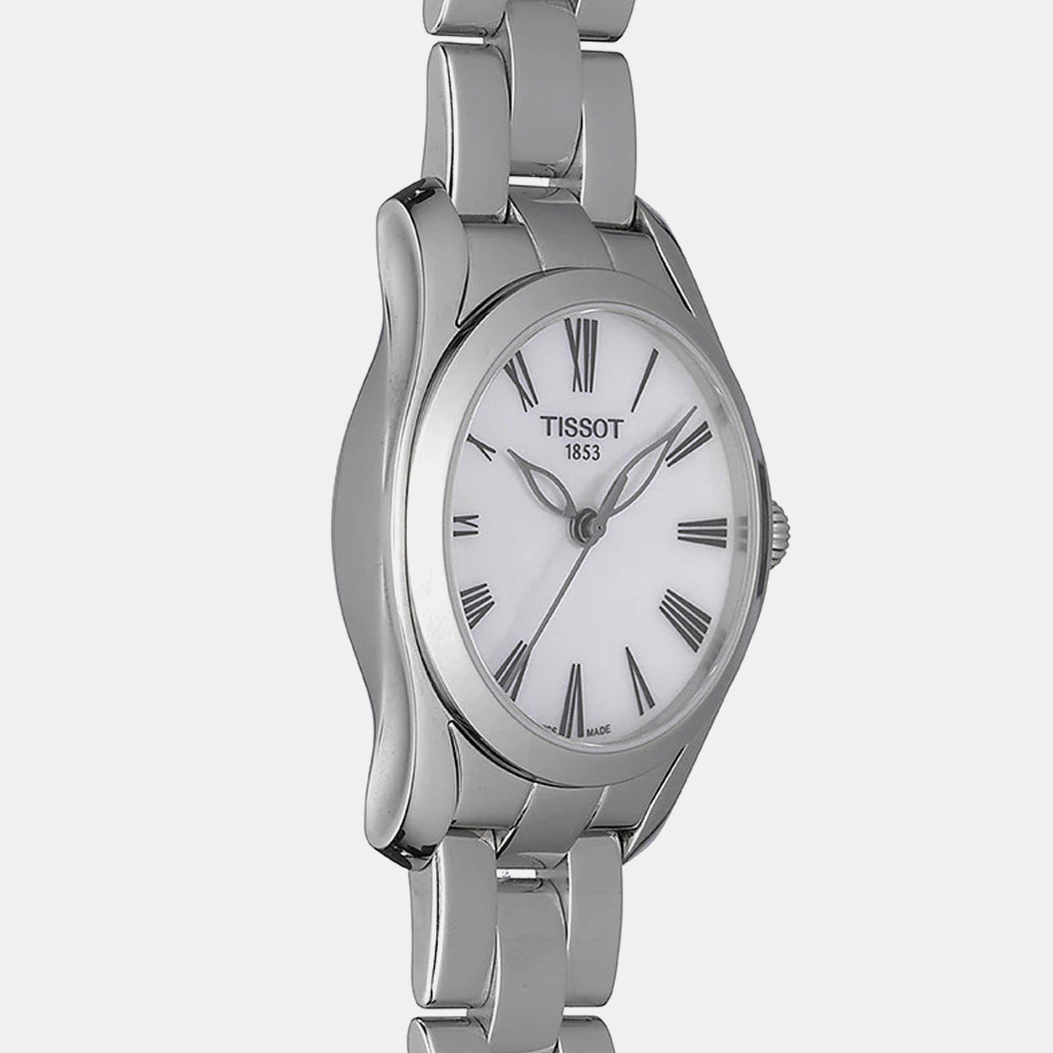T-Wave Women Quartz Mother Of Pearl Dial Analog Stainless Steel Watch T1122101111300