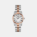 T-Wave Women Quartz Mother Of Pearl Dial Analog Stainless Steel Watch T1122102211301