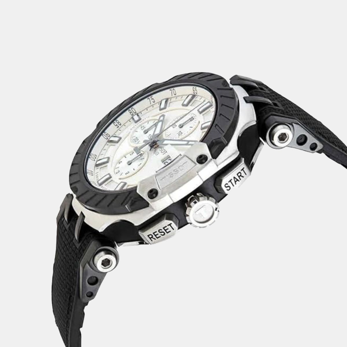 T-Race Men Automatic Silver Dial Chronograph Nylon Watch T1154272703100