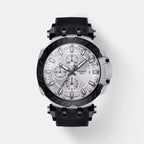 T-Race Men Automatic Silver Dial Chronograph Rubber Watch T1154272703100