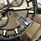 T-Race Men Automatic Beige Dial Chronograph Stainless Steel Watch T1154273709100
