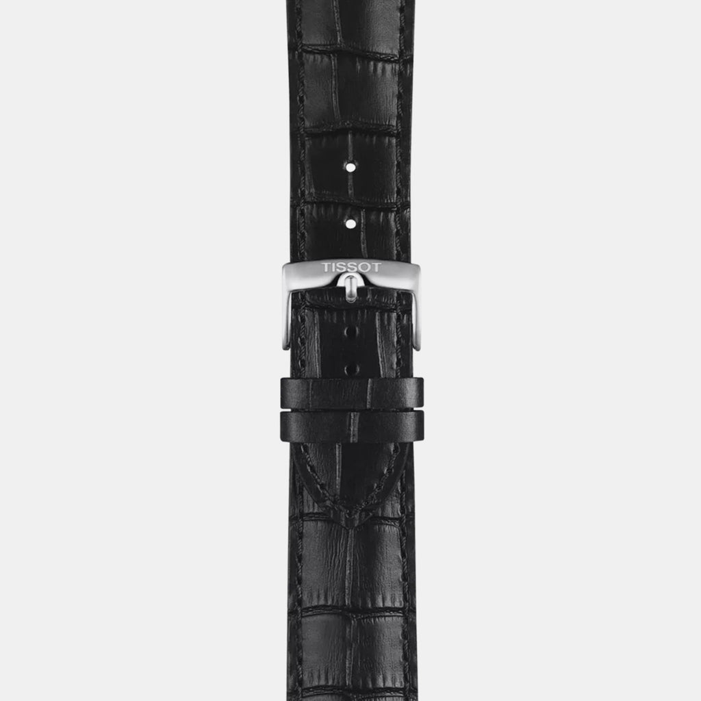 Tissot Xl Men Quartz Black Dial Chronograph Leather Watch T1164171605200