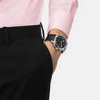Tissot Xl Men Quartz Black Dial Chronograph Leather Watch T1164171605200