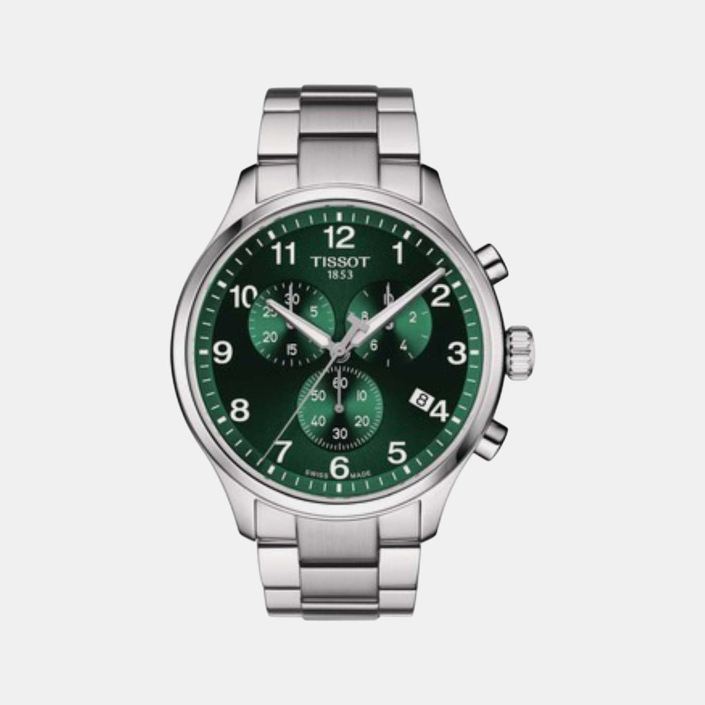 Chrono XL Classic Men Quartz Green Dial Chronograph Stainless steel Watch T1166171109200