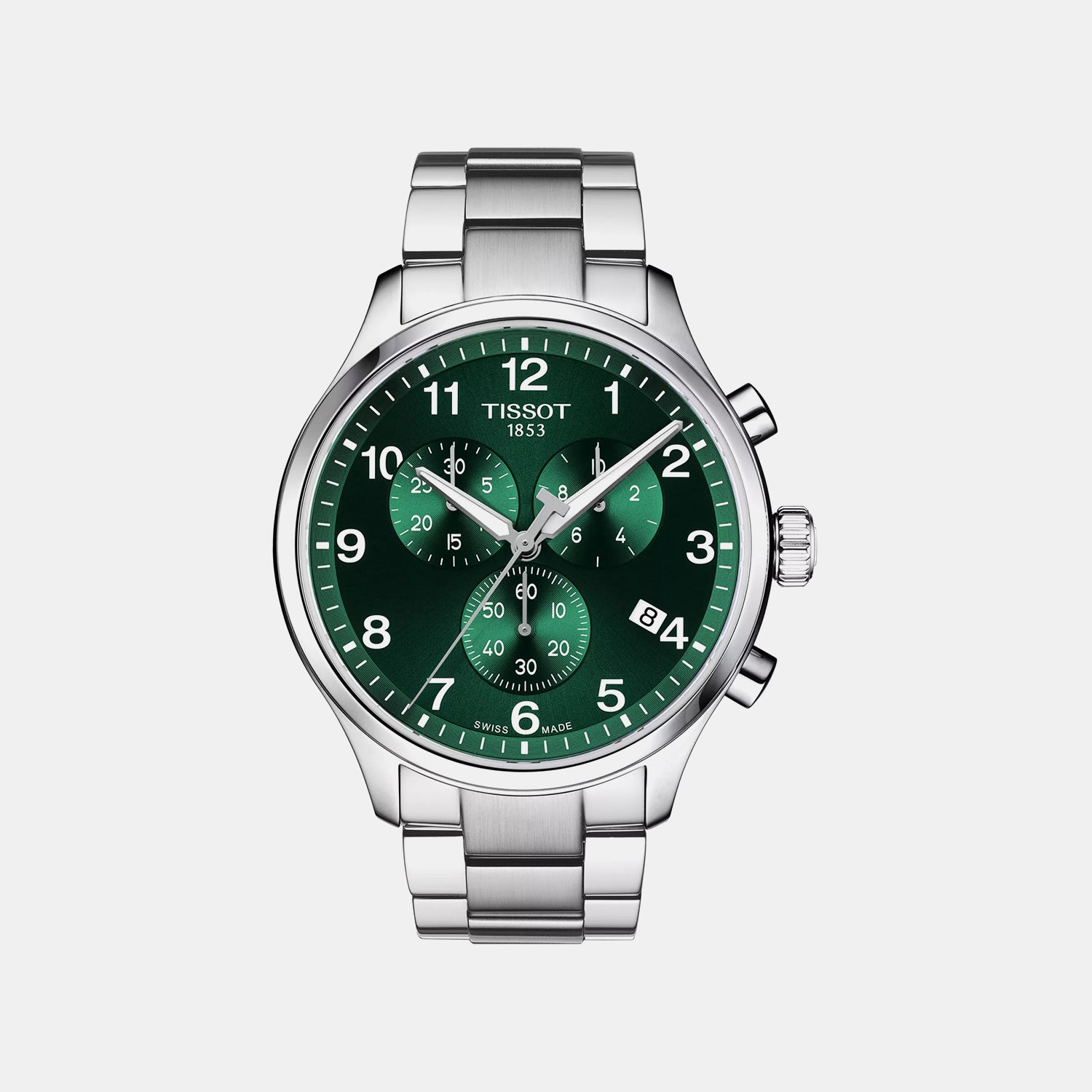 Chrono XL Classic Men Quartz Green Dial Chronograph Stainless steel Watch T1166171109200