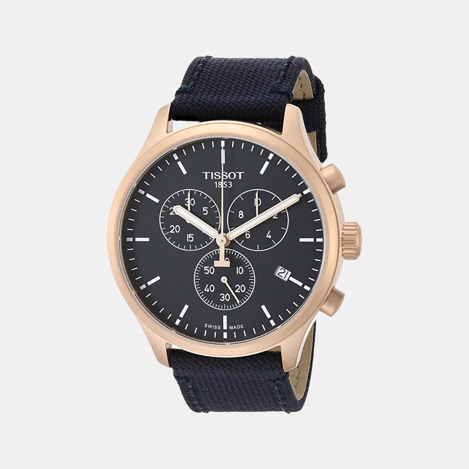 Tissot XL Men Quartz Blue Dial Analog Nylon Watch T1166173704100