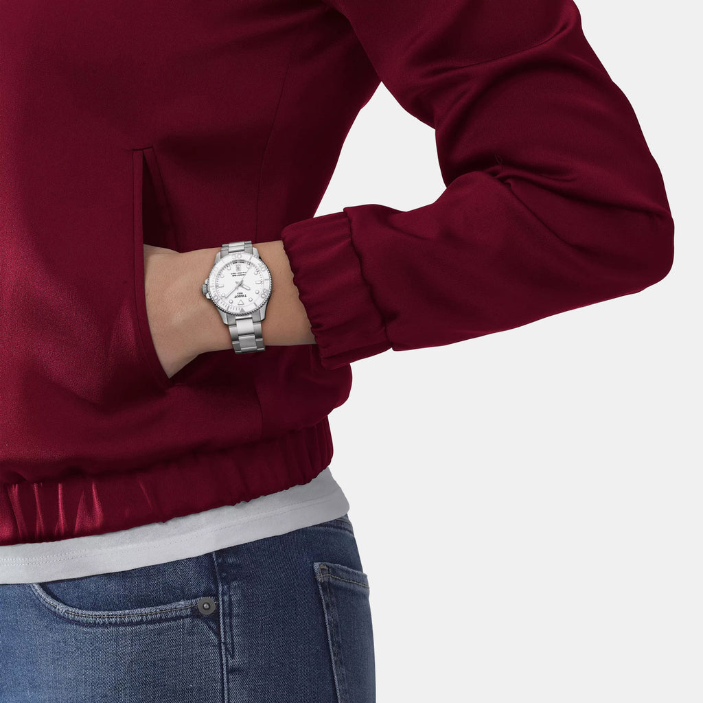 Seastar 1000 Unisex Quartz White Dial Analog Watch T1202101101100