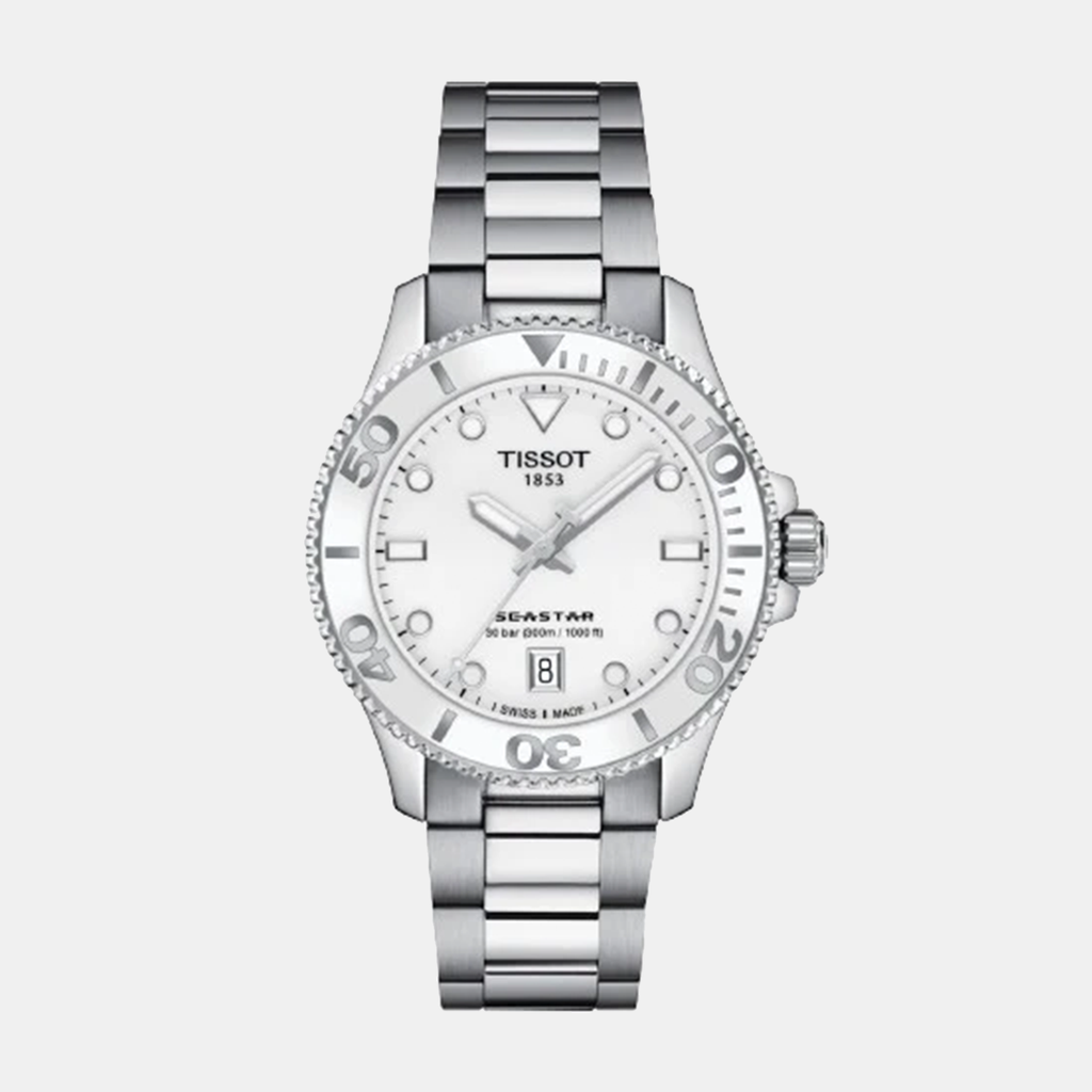 Tissot Round White Analog watch