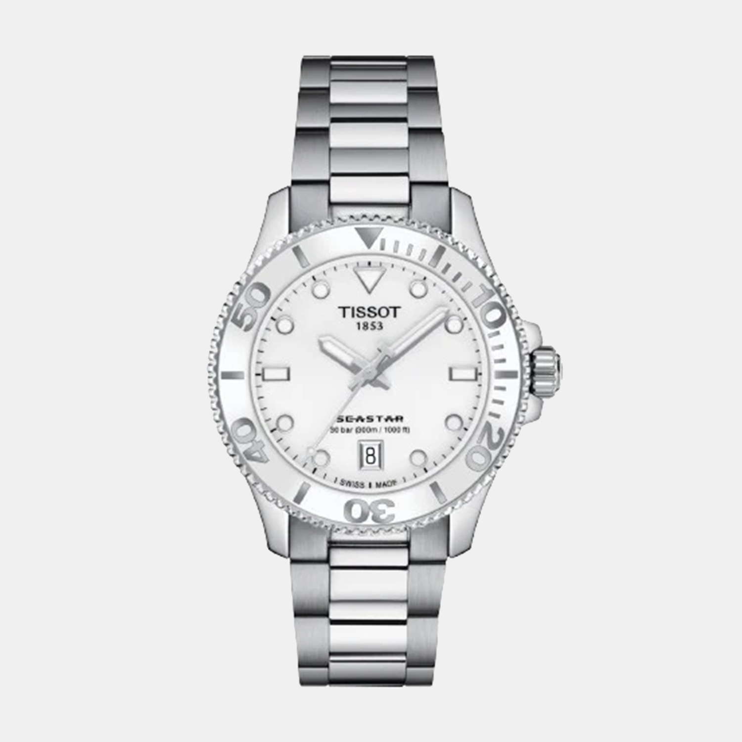 Tissot Round White Analog watch