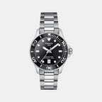 Seastar 1000 Women Quartz Black Dial Analog  Stainless steel Watch T1202101105100