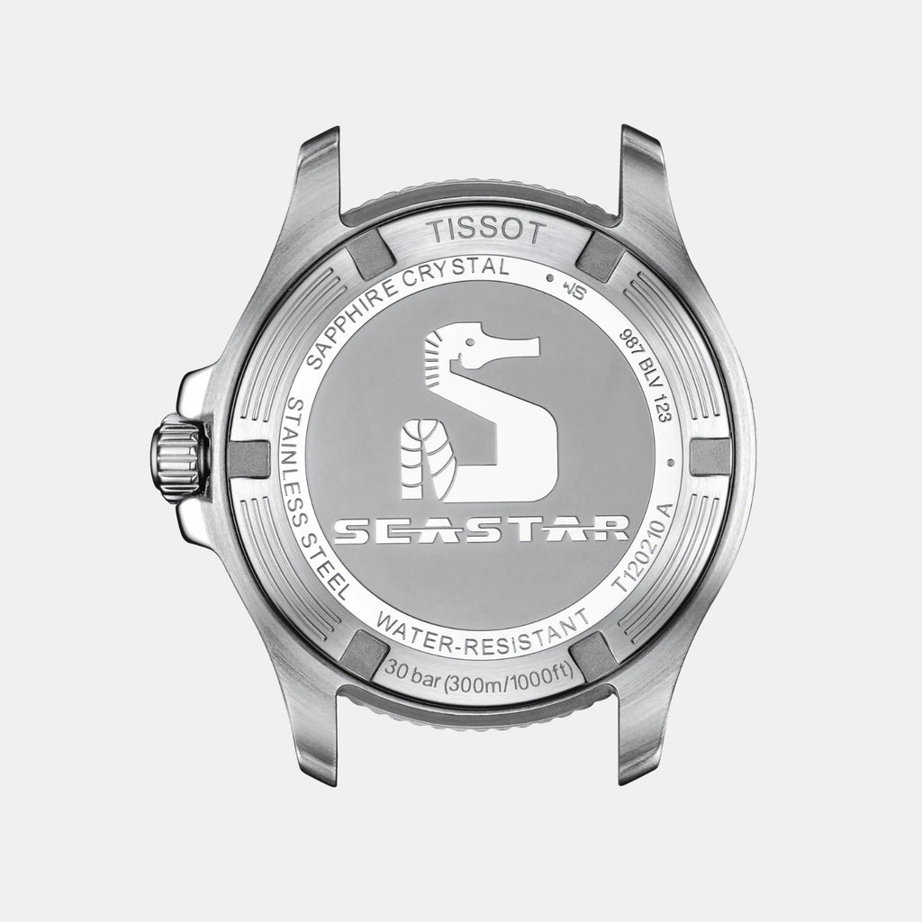 Seastar 1000 Women Quartz Black Dial Analog Stainless Steel T1202102205101