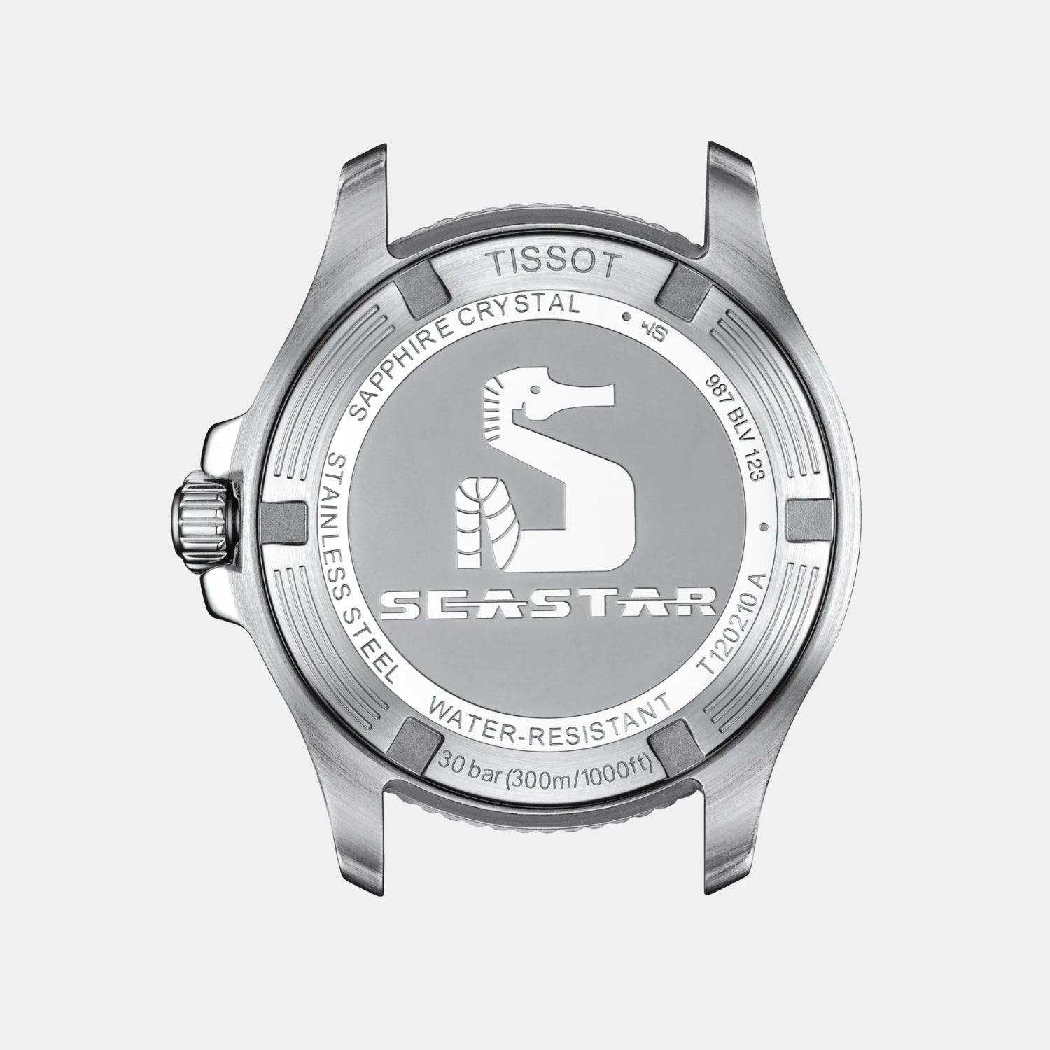 Seastar 1000 Women Quartz Black Dial Analog Stainless Steel T1202102205101