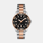 Seastar 1000 Women Quartz Black Dial Analog Stainless Steel Watch T1202102205101
