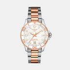 Seastar 1000 Unisex Quartz White Mother Of Pearl Dial Analog Stainless Steel Watch T1202102211100