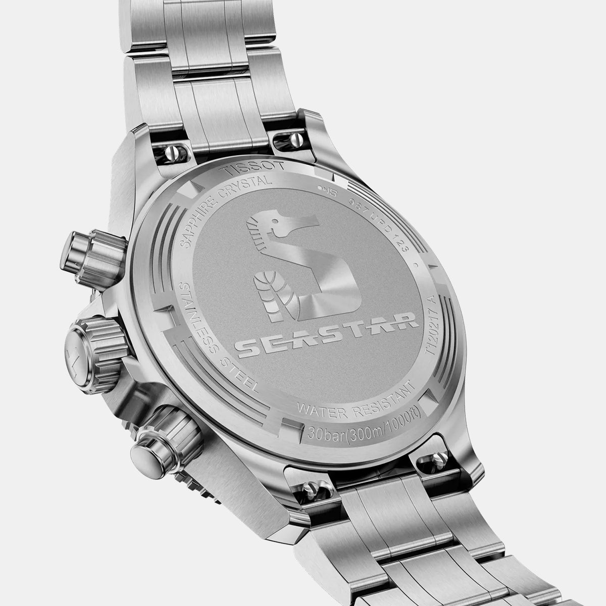 Seastar 1000 Women Quartz Grey Dial Chronograph Stainless Steel Watch T1202171101100