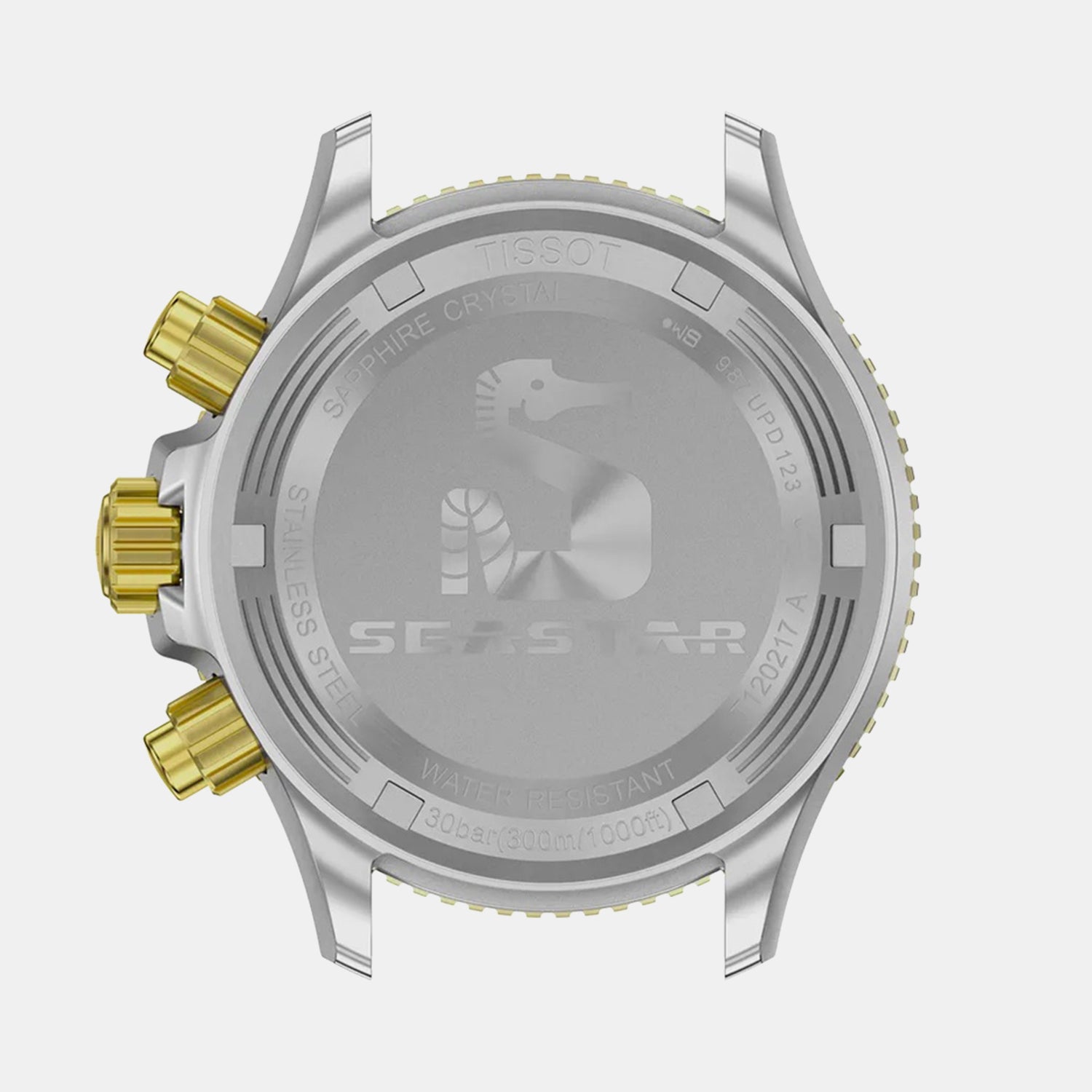 Seastar 1000 Men Quartz Black Dial Chronograph Stainless Steel Watch T1202172206100