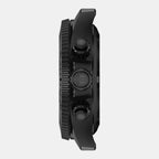Seastar 1000 Unisex Quartz Black Dial Chronograph Silicone Watch T1202173306100