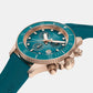 Seastar 1000 Unisex Quartz Turquoise Dial Chronograph Silicone Watch T1202173704100
