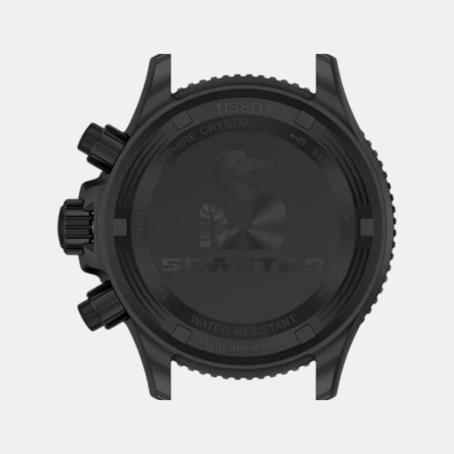 Seastar 1000 Men Quartz Black Dial Chronograph Synthetic Watch T1202173706100