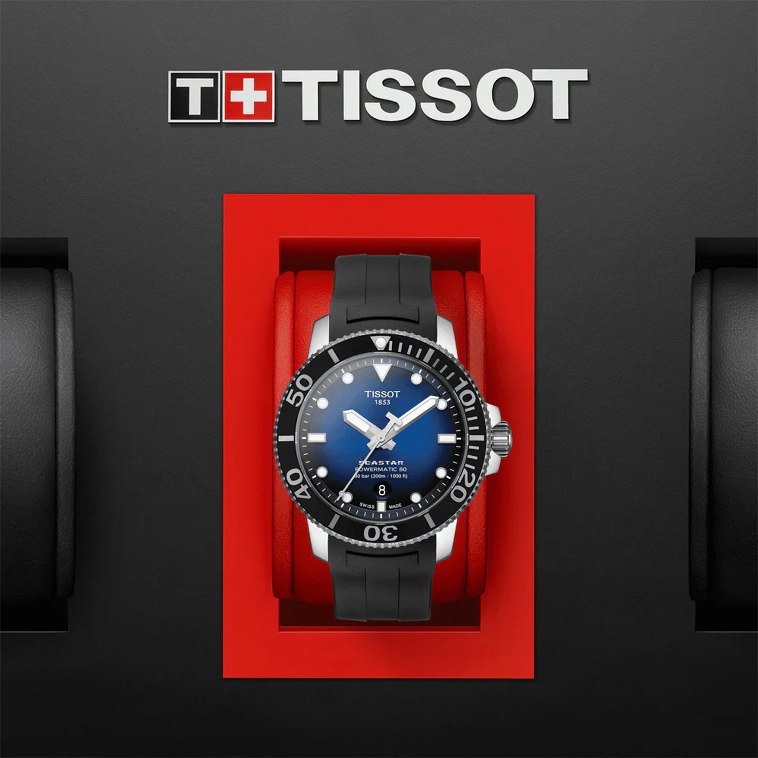Seastar Men Automatic Blue Dial Analog Rubber Watch T1204071704100