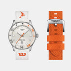 Seastar Unisex Quartz White Dial Analog Synthetic Watch T1204101701100