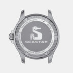 Seastar 1000 Men Quartz Black Dial Analog Stainless Steel Watch T1204102205100