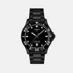 Seastar 1000 Men Quartz Black Dial Analog Stainless Steel Watch T1204103305100