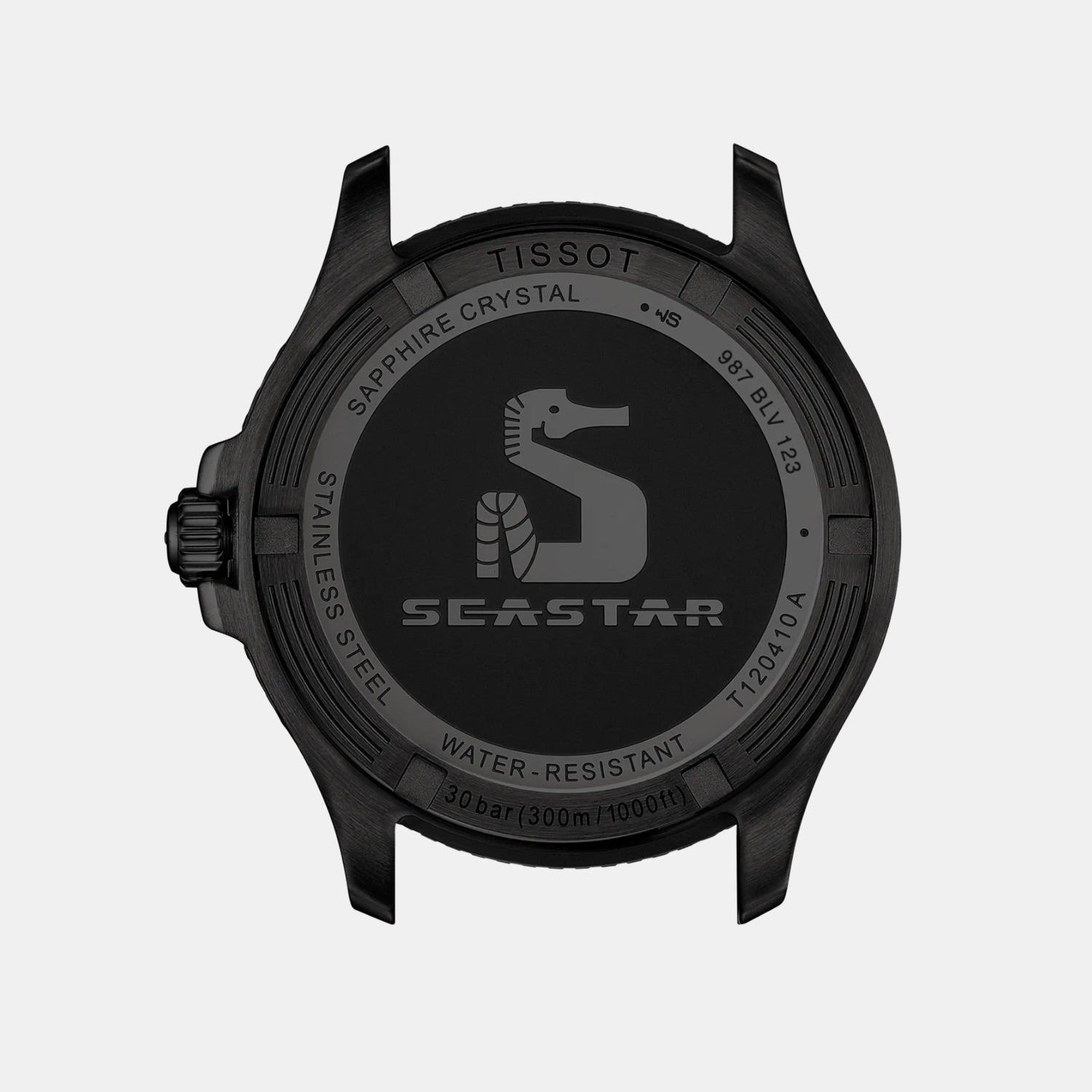 Seastar 1000 Men Quartz Graded Green-Black Dial Analog Stainless Steel Watch T1204103309100